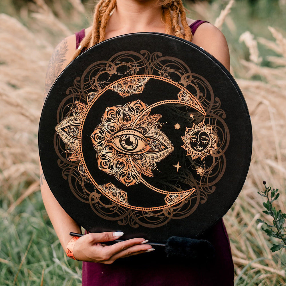 Alchemy Moon Drum Sound Healing Tool VEGAN SHAMAN DRUM