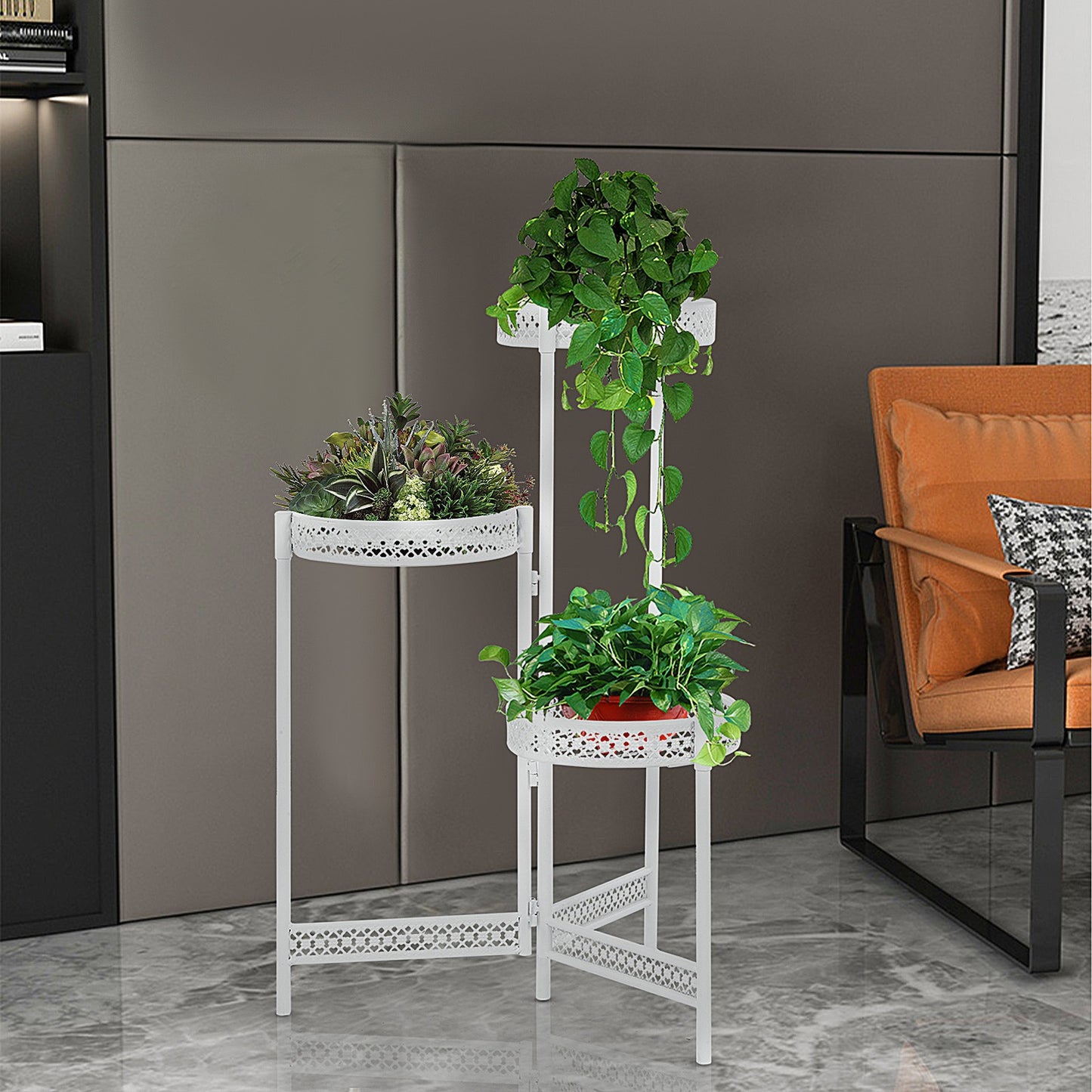 Metal Plant Stand Indoor Plant Stand Plant Display Rack for Patio Garden