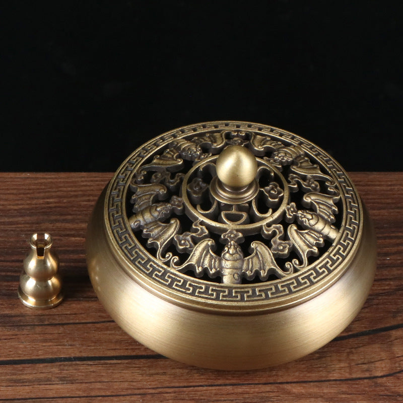 Pure Copper Antique Incense Burner Agarwood