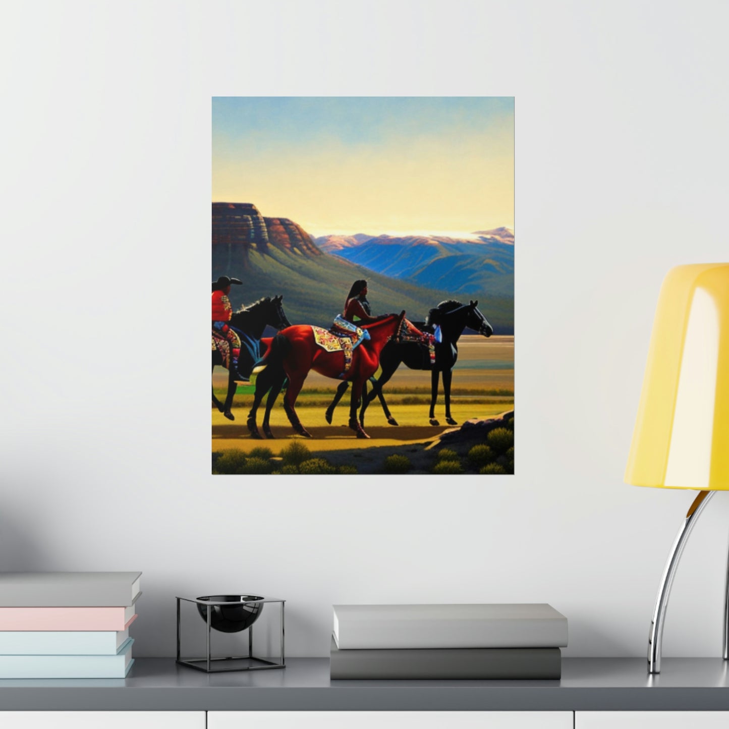 Early Americas Colorfully Vibrant Premium Matte Vertical Posters