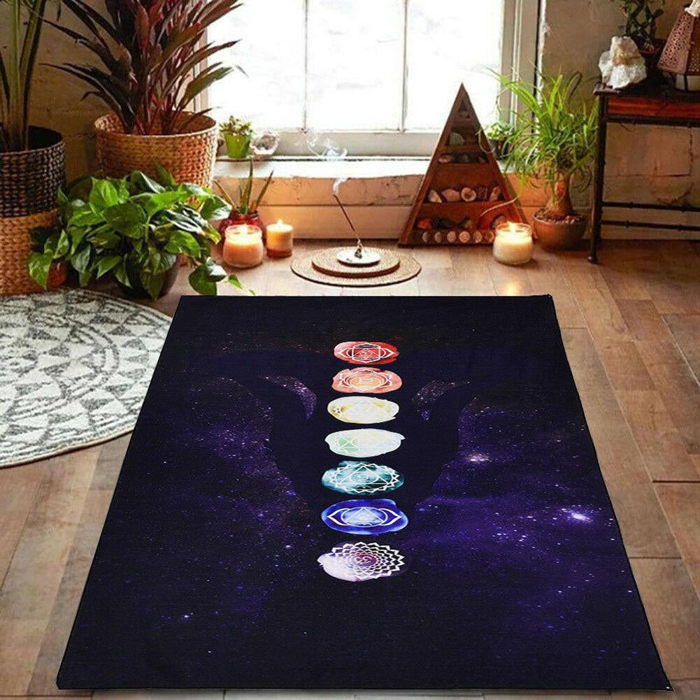 Mandala Tapestry Colorful Meditation Decoration Yoga Prayer Rug