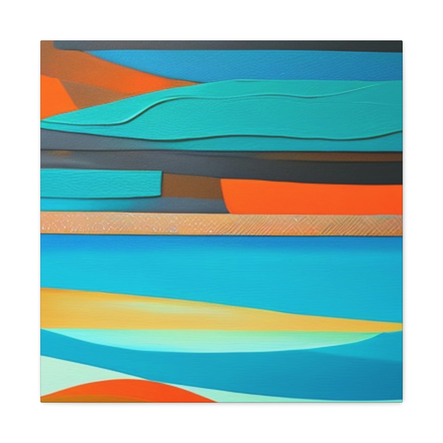 Abstract Lands and Waters Canvas Gallery Wraps Sets Home Framed Wall Decor