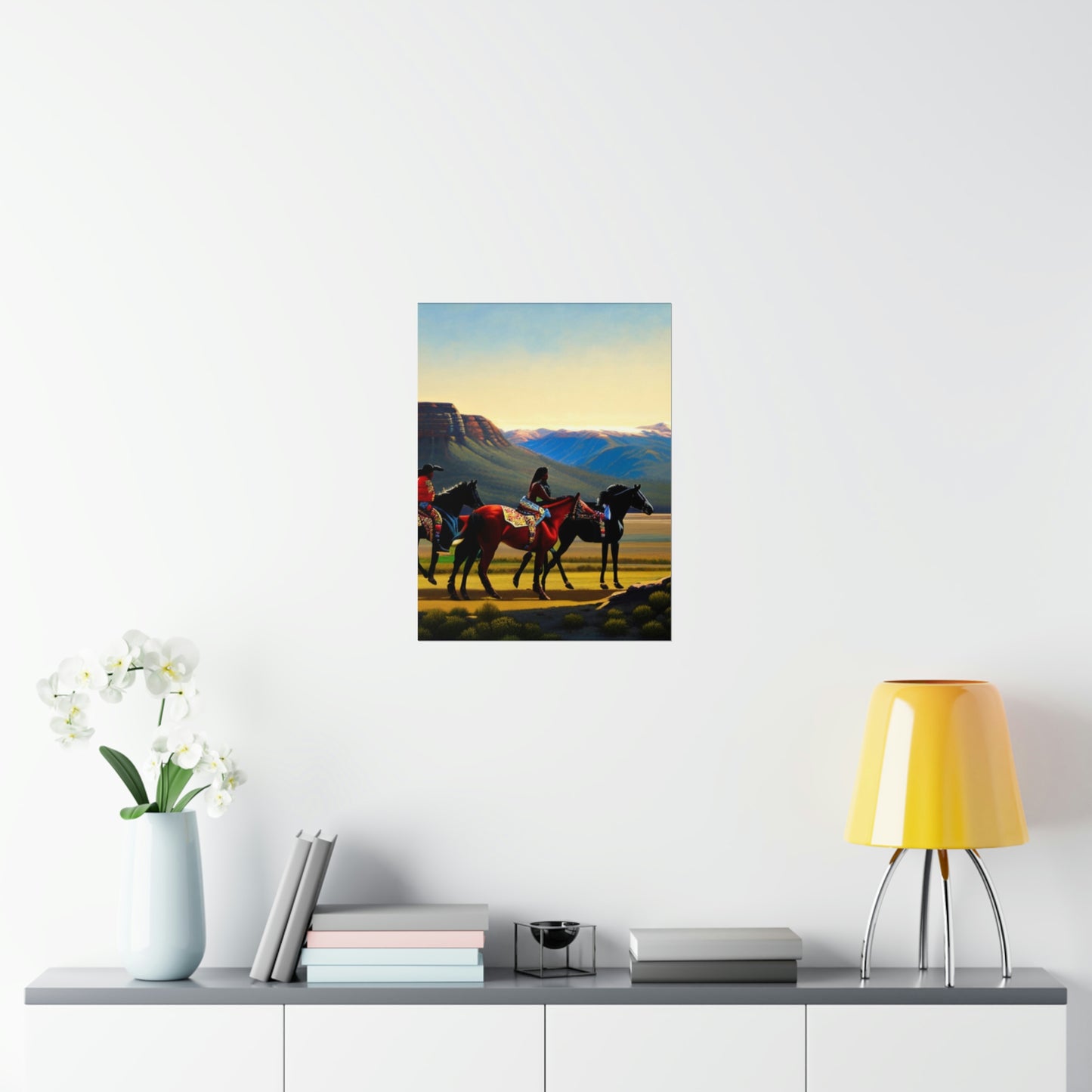Early Americas Colorfully Vibrant Premium Matte Vertical Posters
