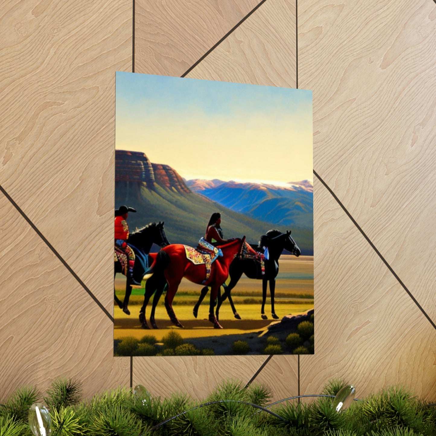 Early Americas Colorfully Vibrant Premium Matte Vertical Posters