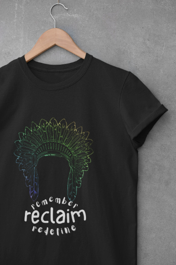 Reclaim Aboriginal American Niiji Indigenous People AmerIndian Unisex T Shirt//Cultural Awareness Movement T Shirt