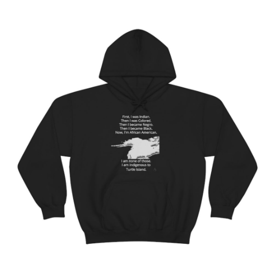 Aboriginal American Niiji Indigenous People Unisex Black T Shirt AmerIndian Cultural Awareness Movement Hooded Sweatshirt