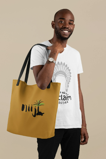 Aboriginal American Niiji Indigenous AmerIndian Cultural Awareness Tote Bag
