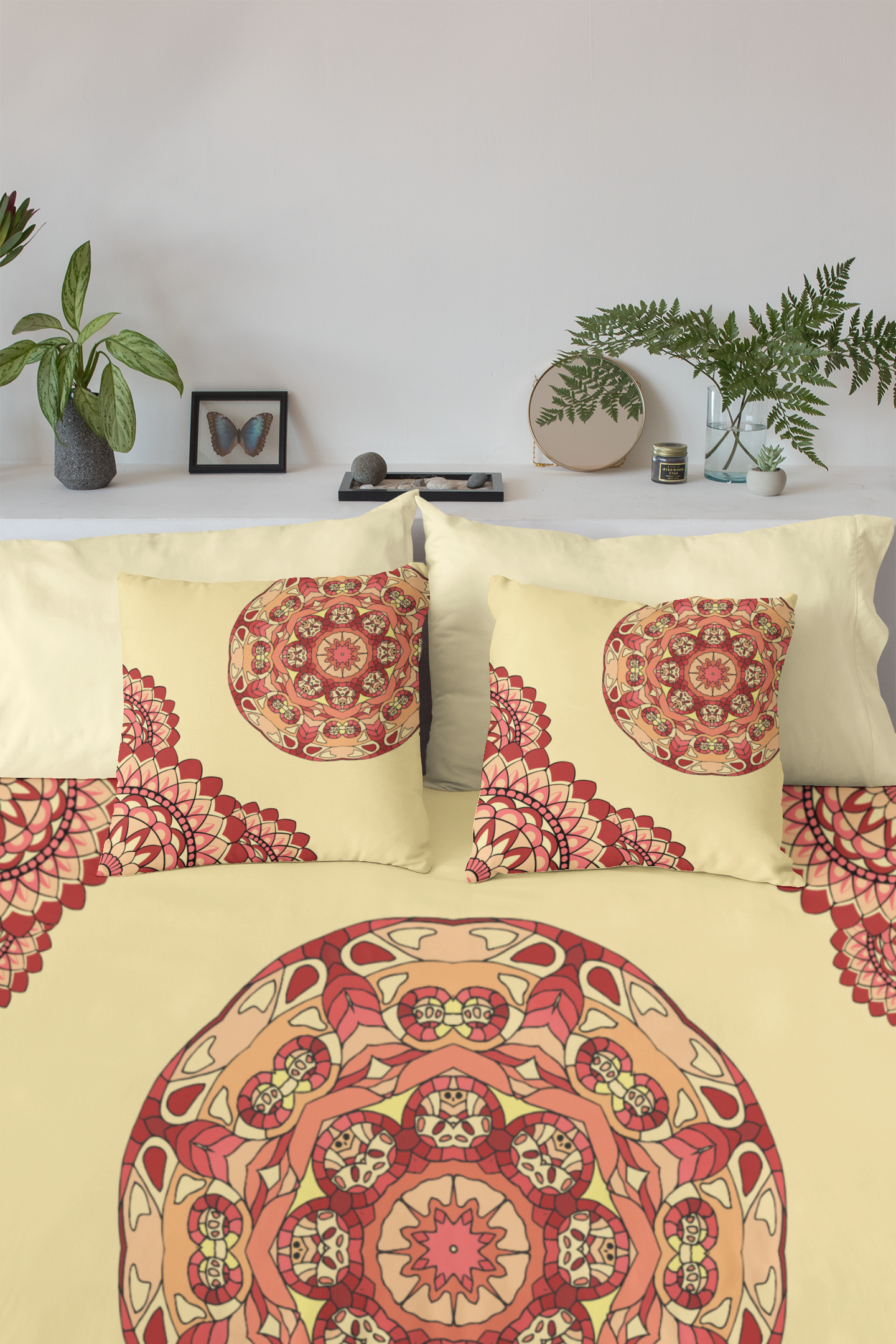 Mandala Flower Pattern Blanket Warm Cozy Comforter