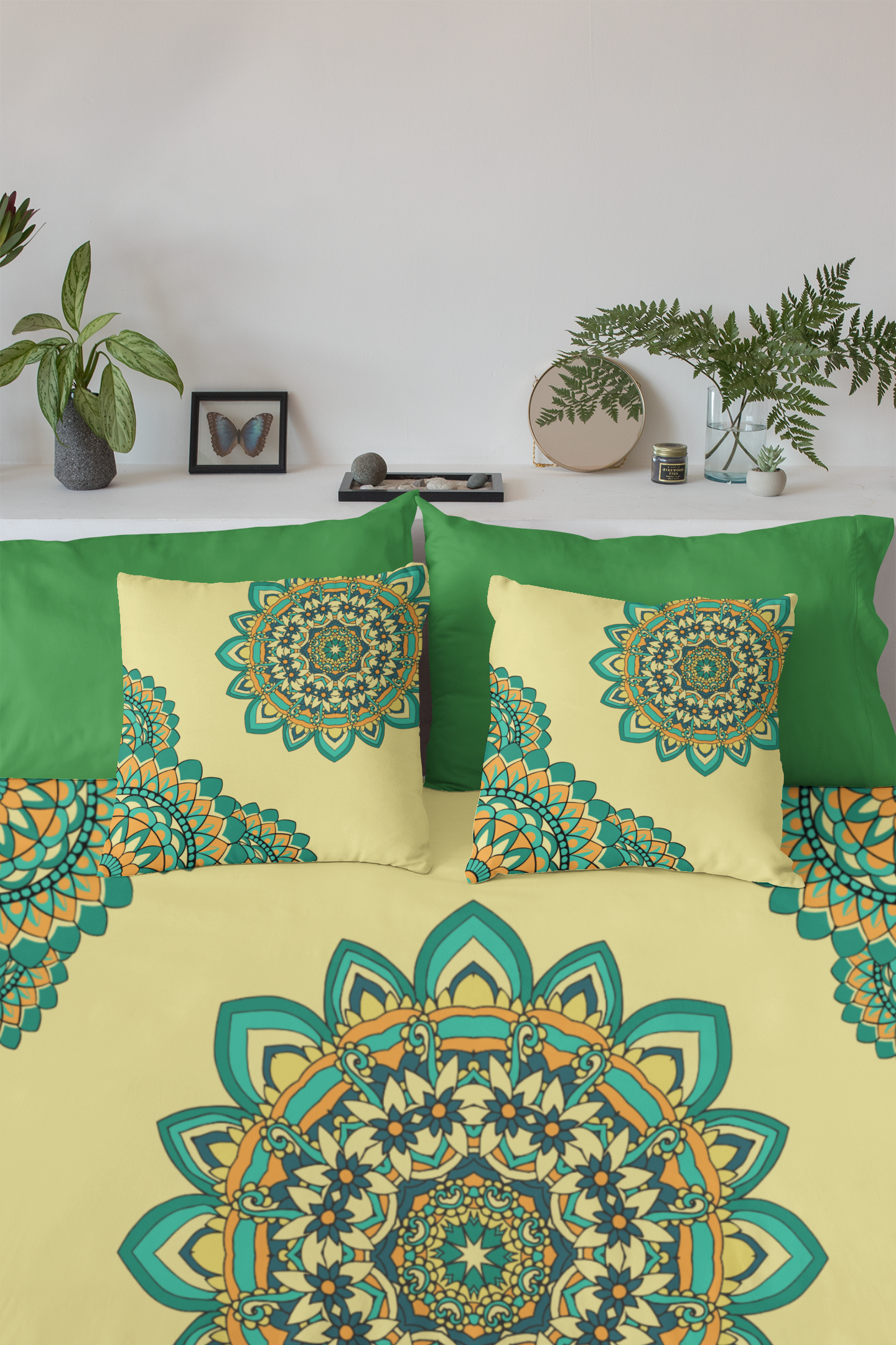 Mandala Flower Pattern Blanket Warm Cozy Comforter
