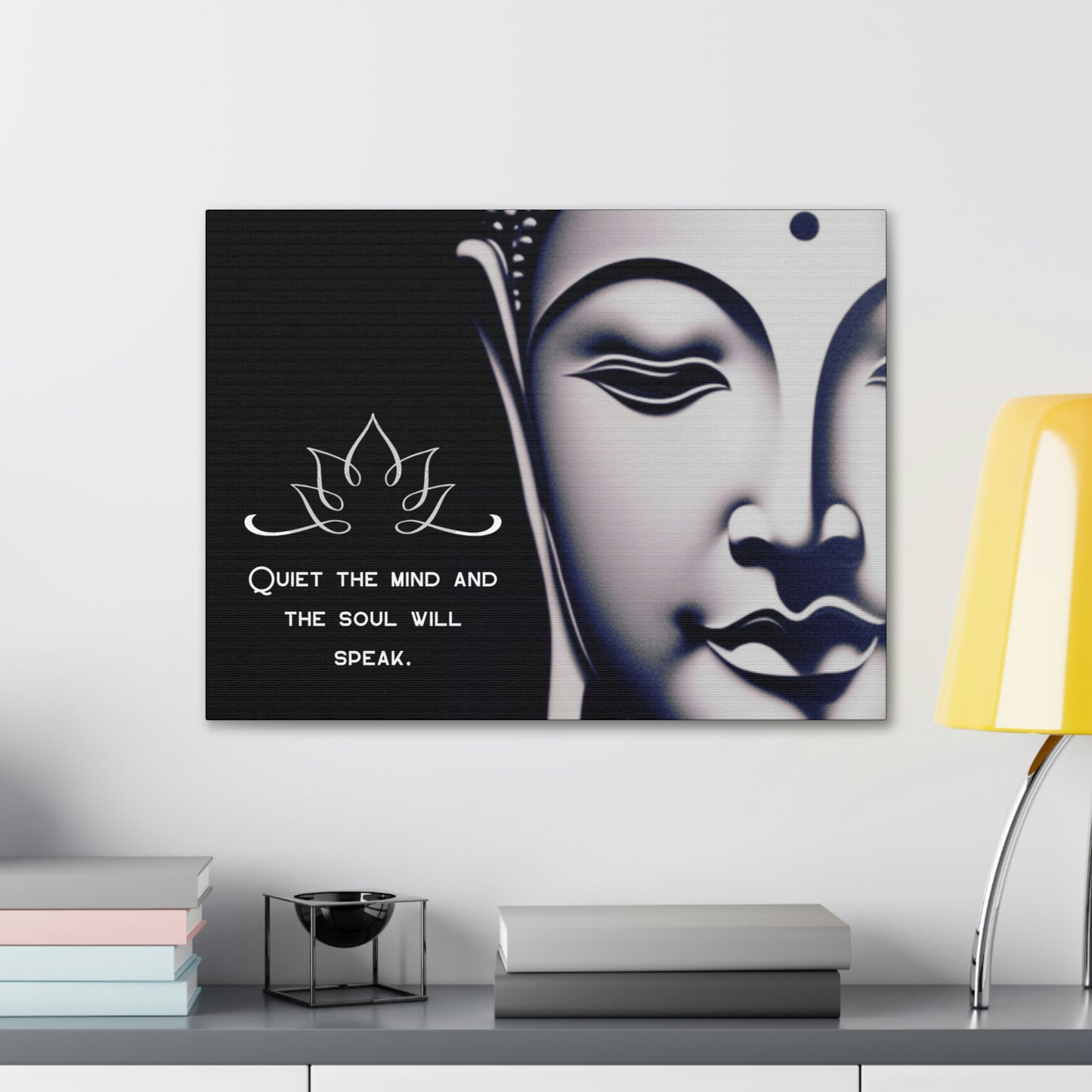Framed Buddhist Canvas Print Meditation Quotes and Sayings Gallery Wraps