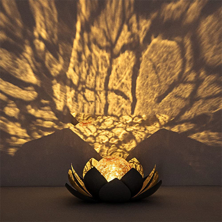 Solar Lotus Light Garden Patio Decoration
