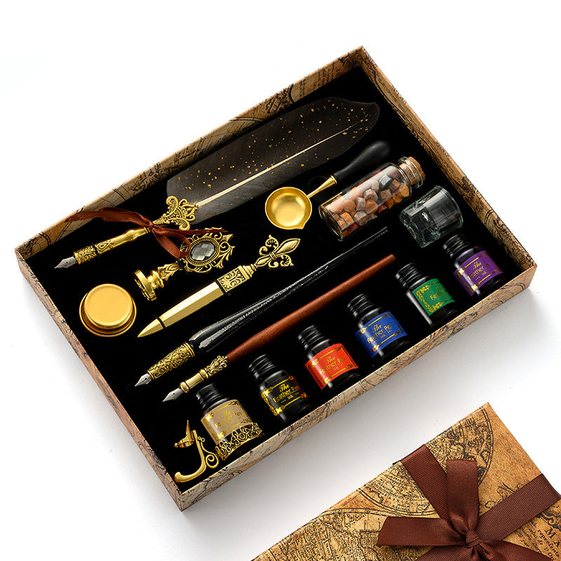 Household Fashion Personality European Quill Pen Gift Set