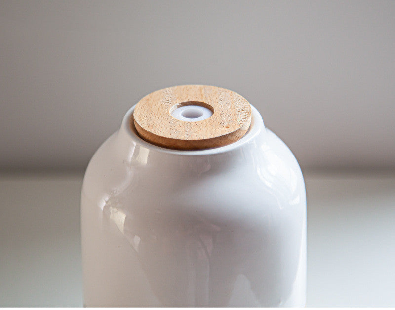Solid Wood Ceramic Aromatherapy Humidifier Mute Sound