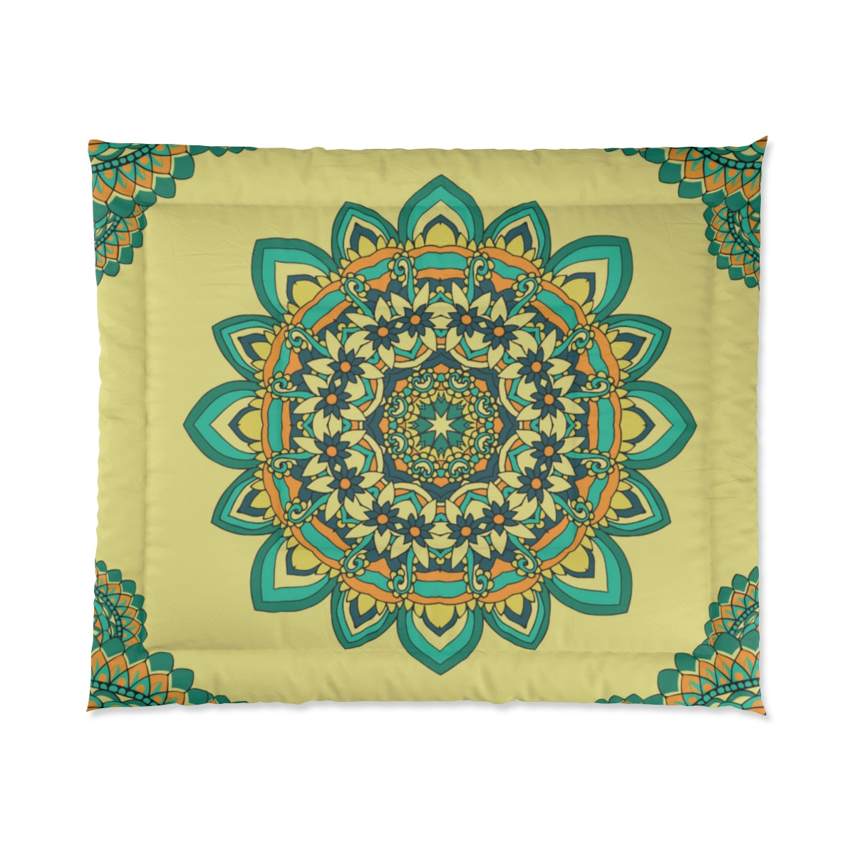 Mandala Flower Pattern Blanket Warm Cozy Comforter
