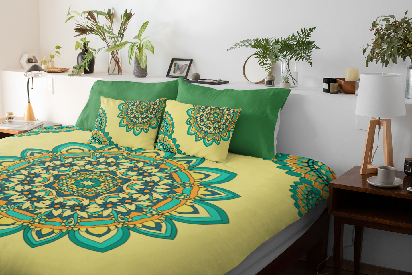 Mandala Flower Pattern Blanket Warm Cozy Comforter