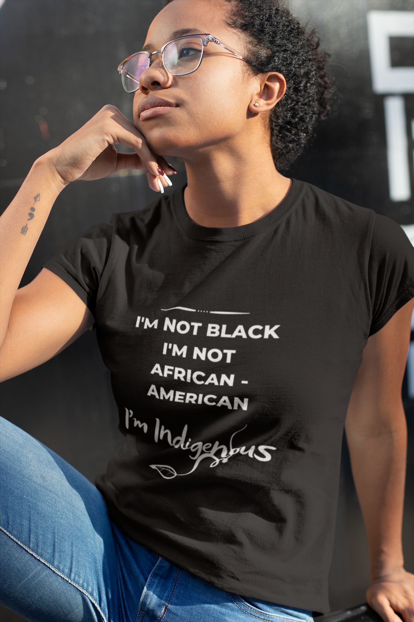 Aboriginal American Niiji I Am Indigenous People AmerIndian Cultural Awareness Unisex T Shirt