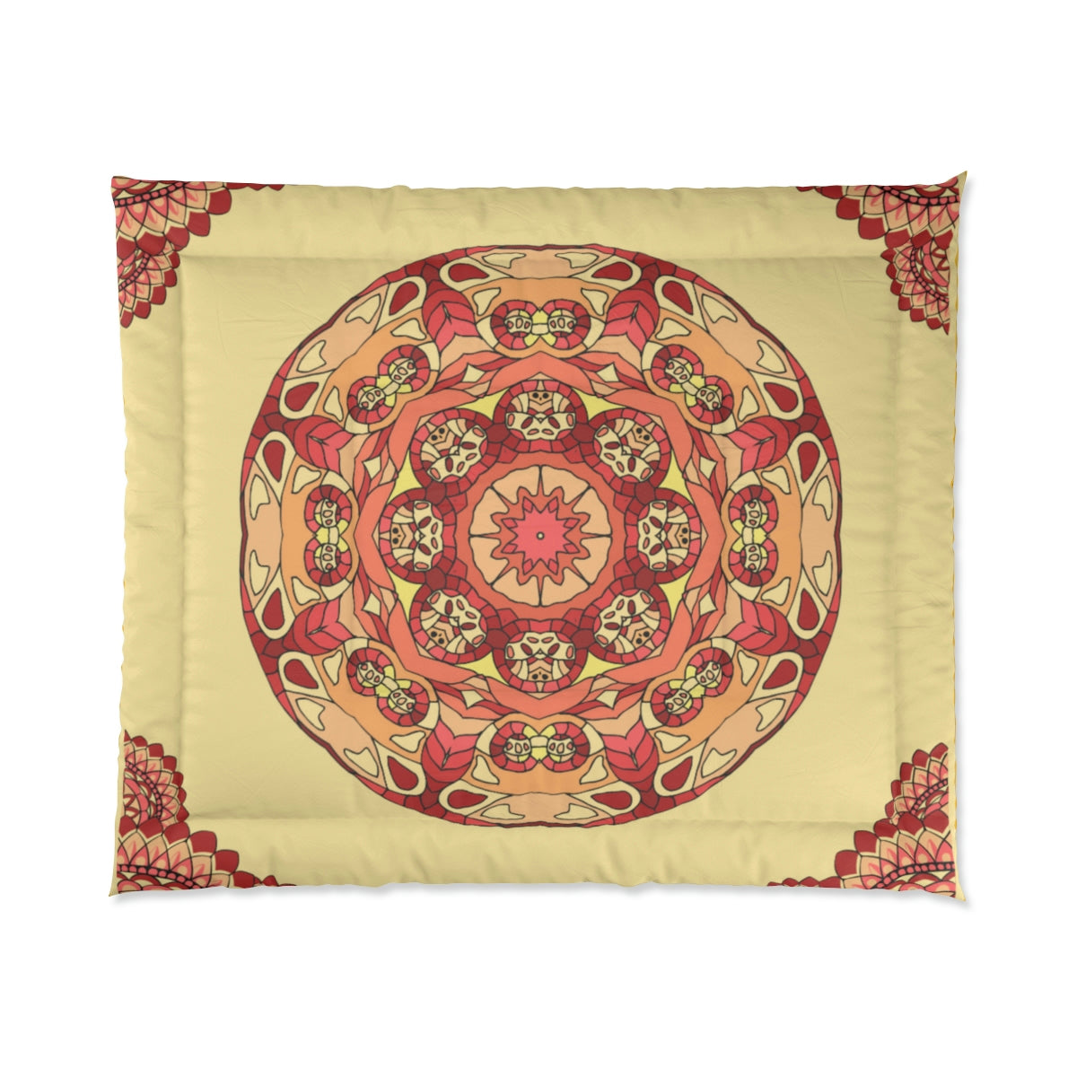 Mandala Flower Pattern Blanket Warm Cozy Comforter