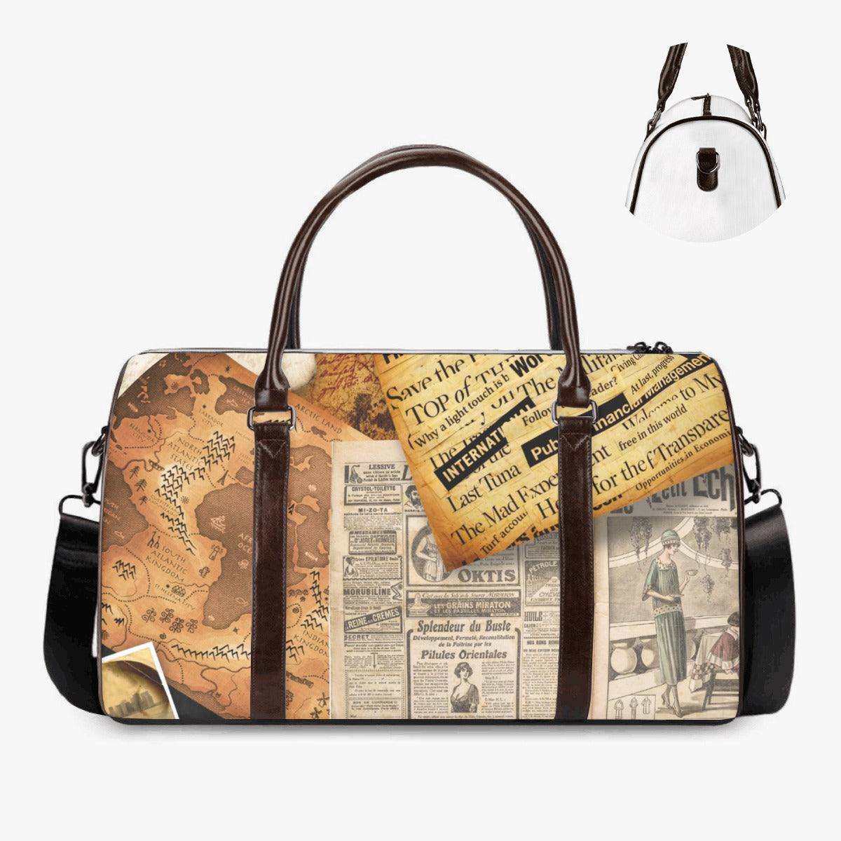 Nostalgia Retro Travel Duffle Bag