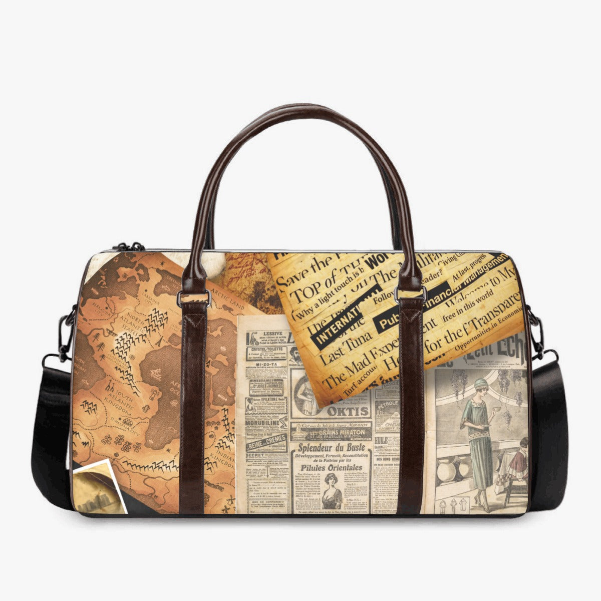 Nostalgia Retro Travel Duffle Bag