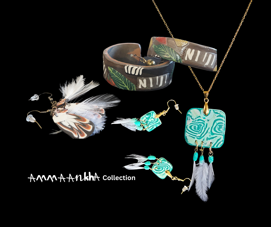 NewVibeDesigns AmmaAnkha Niiji Wear Aboriginal American Indian Roots Anakh Frequency Handcrafted Jewelry