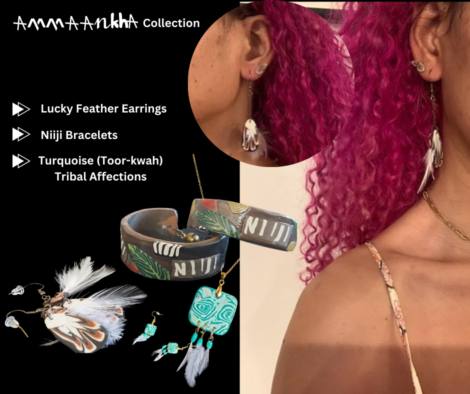 NewVibeDesigns AmmaAnkha Niiji Wear Aboriginal American Indian Roots Anakh Frequency Handcrafted Jewelry