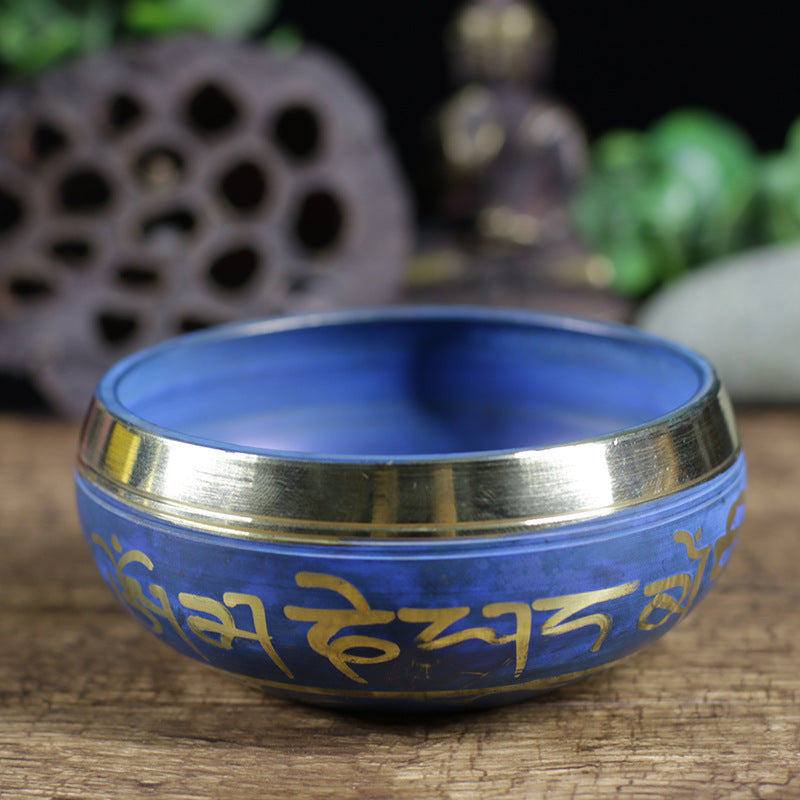 Tibet Song Yoga Meditation Bowl w/Mat and Stick