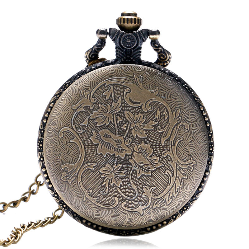 Classic Retro Pocket Watch with Durable Clear Face