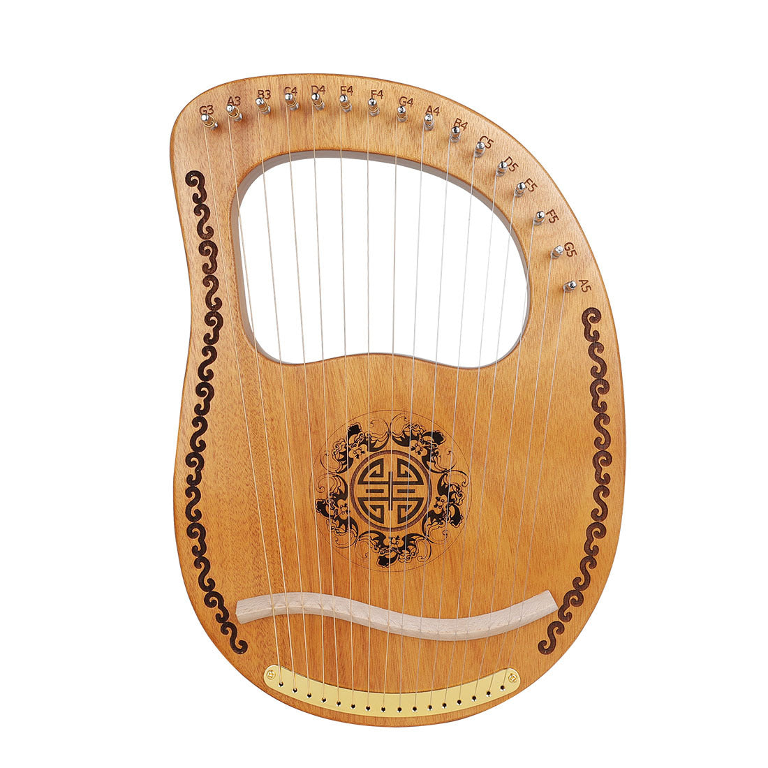 Small Portable Simple and Easy to Learn Harp Musical Instrument