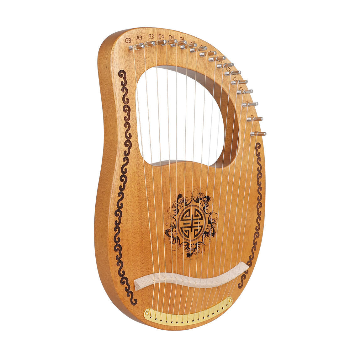 Small Portable Simple and Easy to Learn Harp Musical Instrument