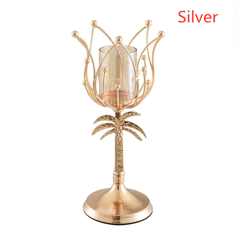 Candle Holder Dining Table Candle Light Dinner Candle Holder Decoration