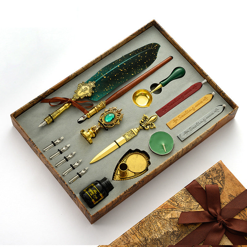 Household Fashion Personality European Quill Pen Gift Set