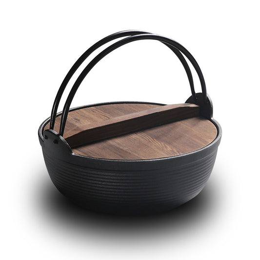 Multifunctional Traditional Japanese Cast Iron Stew Pot