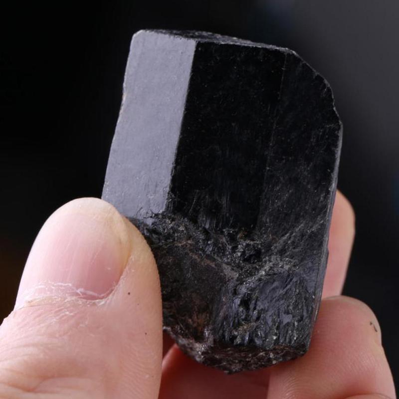 Natural Black Tourmaline Crystal Gemstone Collectibles