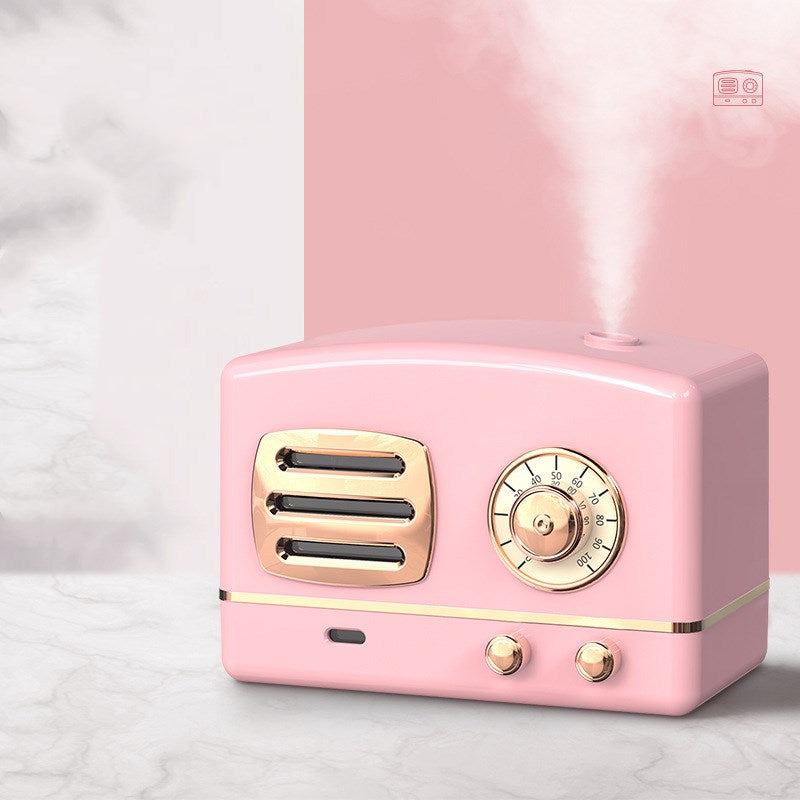 Small Retro Radio Style Humidifier Home Decor