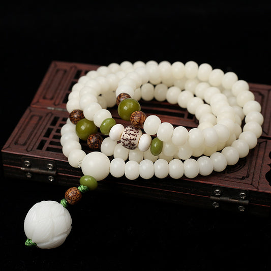 108 Buddha Beads Rosary for Bodhi Meditation Prayer