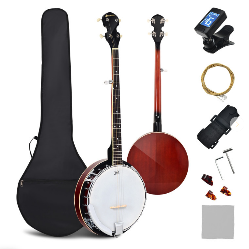 Sonart 5 String Geared Tunable Banjo with Case