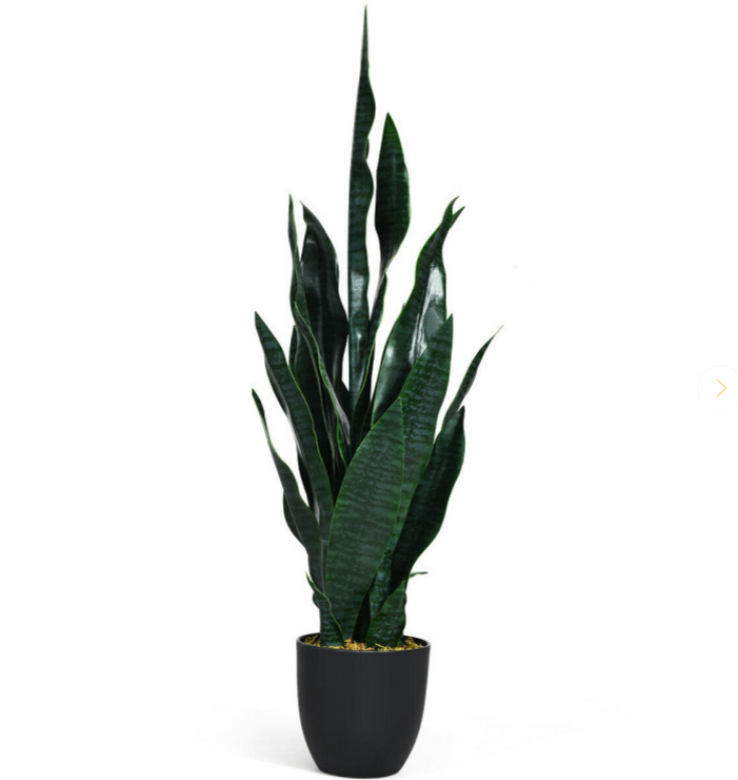 35.5 Inch  Indoor-Outdoor Artificial Fake Snake Plant