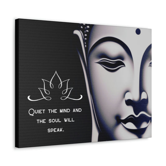 Framed Buddhist Canvas Print Meditation Quotes and Sayings Gallery Wraps