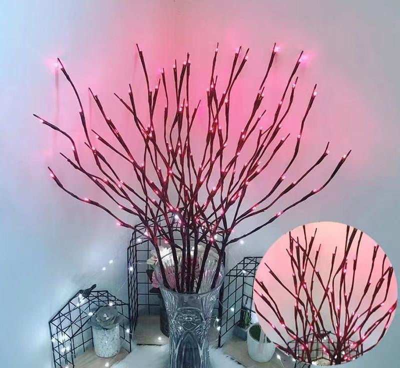 LED Lantern Simulation Branch Light Room Decoration