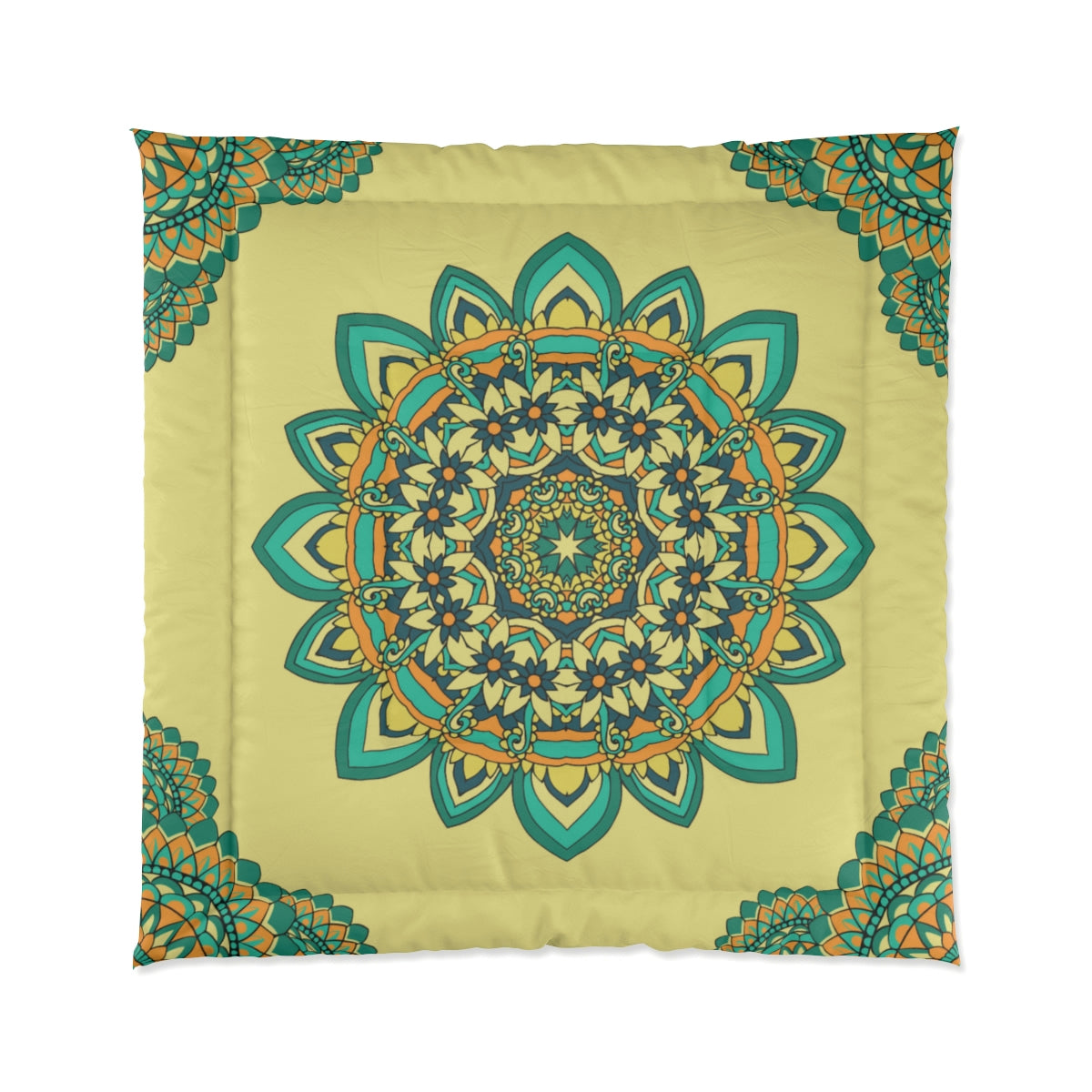 Mandala Flower Pattern Blanket Warm Cozy Comforter